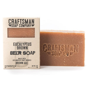 Beer Soap, Eucalyptus Brown