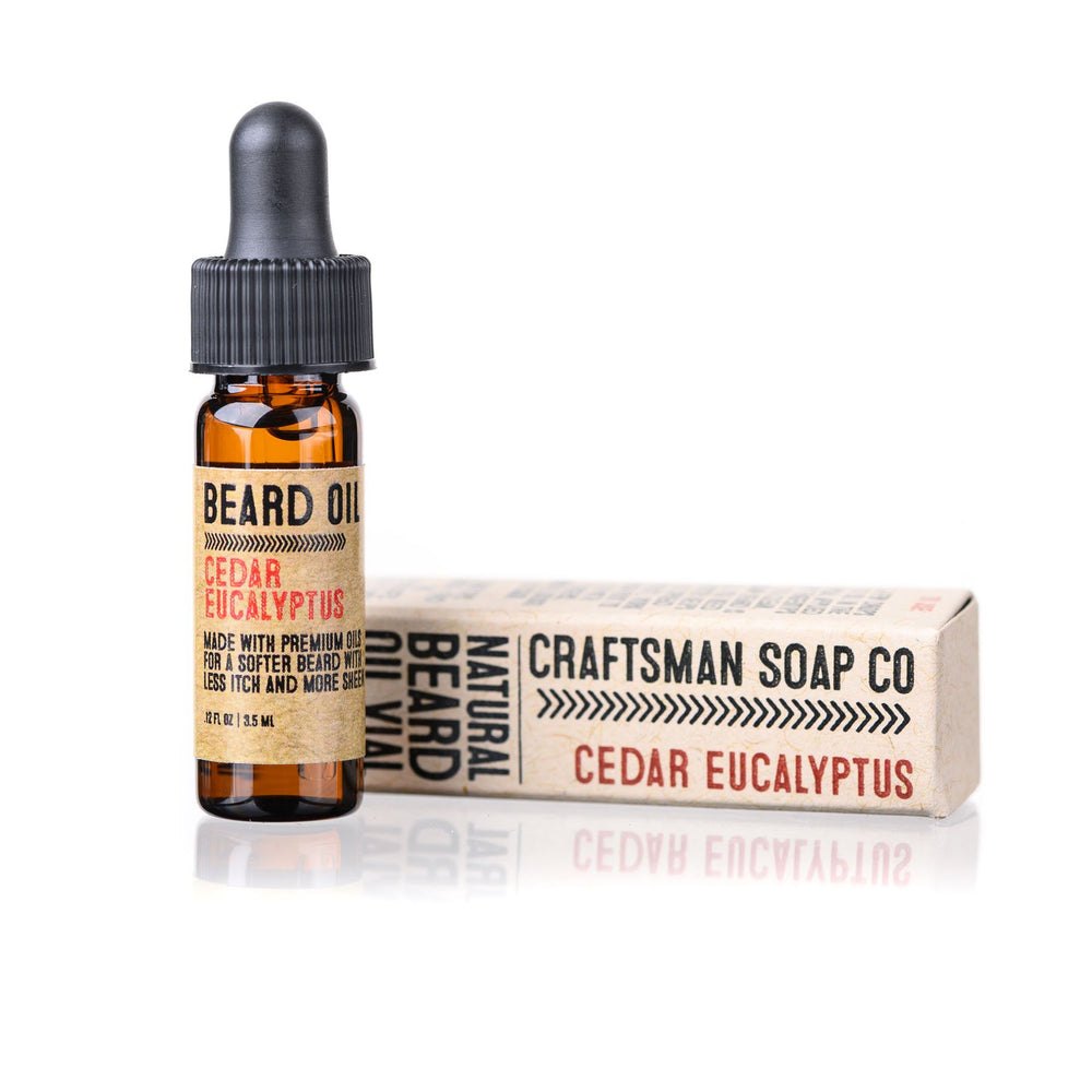 Travel-Size Beard Oil, Cedar Eucalyptus